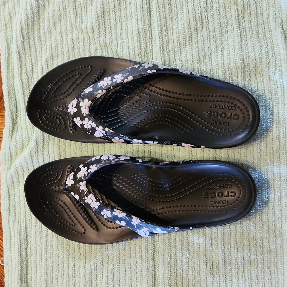 Crocs flip flops